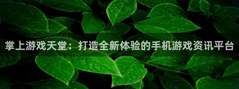 长征娱乐注册官方登录app：掌上游戏天堂：打造全新体验的手机